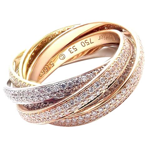 cartier price ring|cartier 3 rings in one.